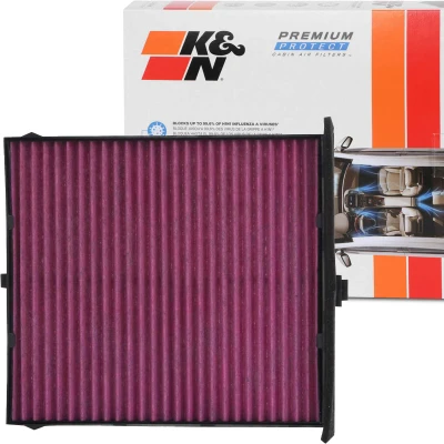 Image of KD4561J6X, KD4561J6X9A Pollen Filter K&amp;N Filters DVF5070 Activated Carbon 232mm 33mm Square MAZDA: 6 Estate, Saloon, CX 5 I