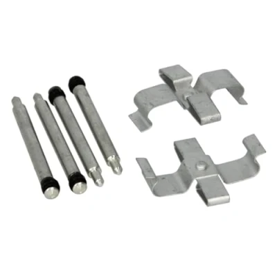 Image of 0041312000, A0041312000 Accessory Kit, disc brake pads TRW PFK561 MERCEDES BENZ: SL Convertible, C Class Saloon, 190