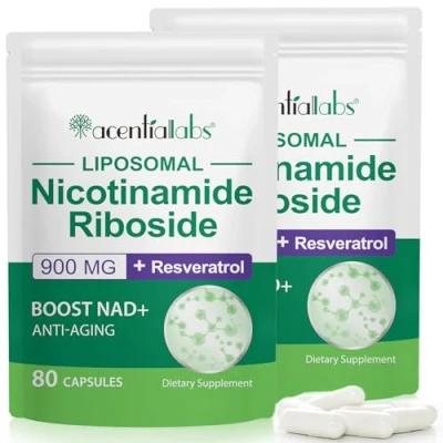 Image of NAD Supplement Nicotinamide Riboside 900mg Boost NAD+ Support Cellular Energy &amp; Anti Aging Vegan Safe, Non GMO 160 Capsules
