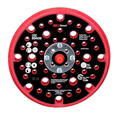 Image of 3M 89409 Xtract Hookit Back up Disc Pad 152.4mm (6in) Hard