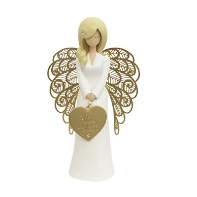 Image of You Are An Angel AN013I Ceramic Figurine, White, 15.5 cm