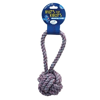 Image of &quot;&quot;&quot;Nuts for Knots&quot;&quot; Rope Ball Tugger Dog Toy, Medium&quot;