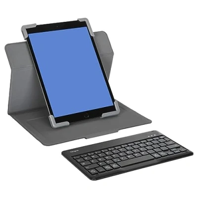Image of Targus Universal Tablet Bluetooth Keyboard Case For 9 11 inch Screen Devices Compatible with: Apple iPad, Samsung, Microsoft Surface, Lenovo, Honor iOS/Android/Windows US QWERTY Layout