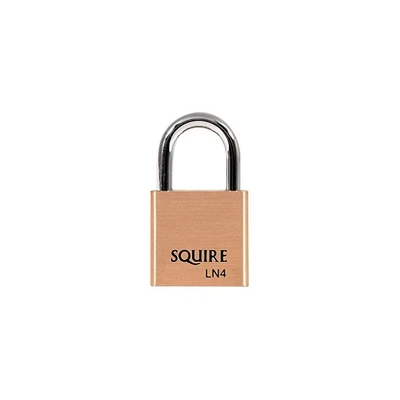 Image of Squire Solid Brass Premium Keyed Padlock, 40mm Wide Hardened Steel Shackle, Superior 5 Pin Double Locking Security Weatherproof Lock for Home &amp; School