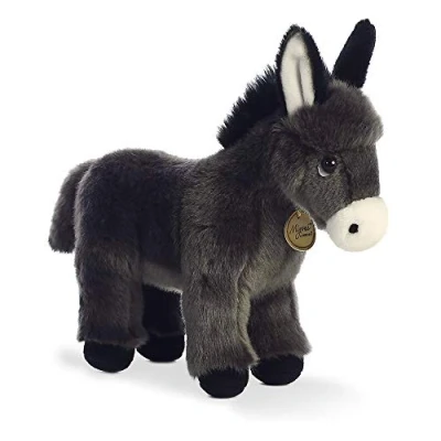 Image of Aurora, 26285, MiYoni Donkey Foal, 11In, Soft Toy, Grey