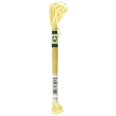 Image of DMC Satin Floss 8.7yd Light Yellow, 8.7 Yards
