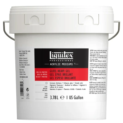 Image of Liquitex Professional Matte Gel Medium Size M Thick Glossy 3.78 Litre