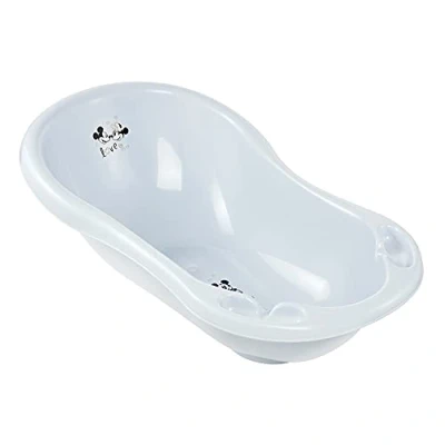 Image of keeeper Micky Ergonomic Baby Bath with Squirt, From 0 to approx. 12 months, 84 cm, Maria, Sky Blue