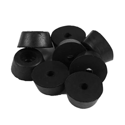 Image of sourcing map 8pcs Rubber Feet Bumpers Furniture Table Amplifier Speaker Cabinet Leg Pad, D25x20xH12mm