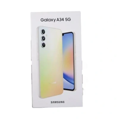 Image of Samsung Galaxy A34 5G 128GB Silver Unlocked (Renewed)