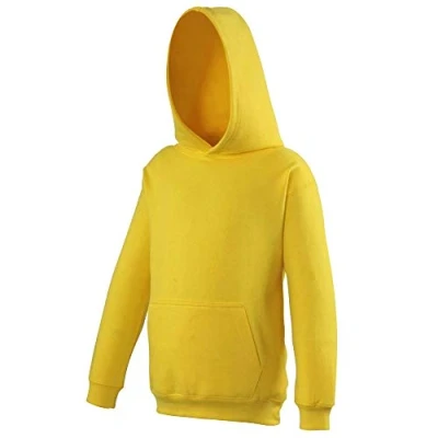 Image of Just Hoods by AWDis Kids Hoodie, Sun Yellow, 5/6 Years (Manufacturer Size: Small)