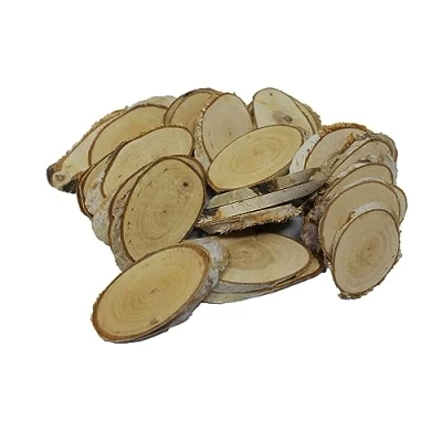 Image of Bright Ideas Natural Branch Offcuts Oval 250g in Assorted Sizes Ideal for Kids&#039; Arts and Crafts Projects, Sensory Stimulation, Alternative Crafting Materials Schools