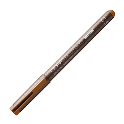 Image of Copic Multiliner Coloured Marker Pen sepia 0,1mm, For Art &amp; Crafts, Colouring, Graphics, Highlighter, Design, Anime, Professional Beginners, Supplies Colouring Books