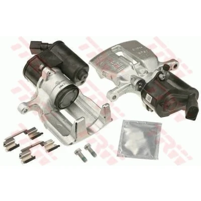Image of 4F0615403 brake caliper TRW BHT152E Cast Iron for vehicles with electric parking AUDI: A6 C6 Saloon, Avant, Allroad