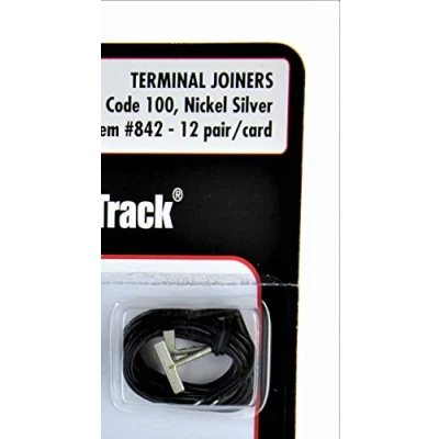 Image of Atlas 842 Code 100 Terminal Joiners Nickel Silver (1 Pr.)