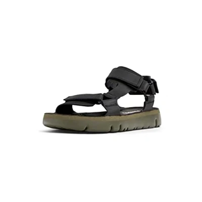 Image of Camper Oruga Sandals, Men&#039;s, Size: 7, Schwarz Leather