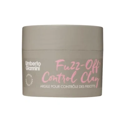 Image of Umberto Giannini Frizz Fix Fuzz Off Control Clay 50ml Vegan Matte Hair with Medium Hold for Short and Flyaways