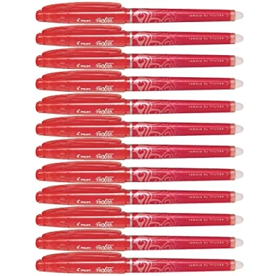 Image of Pilot Frixion Point Erasable Rollerball 0.5 mm (Box of 12) Red