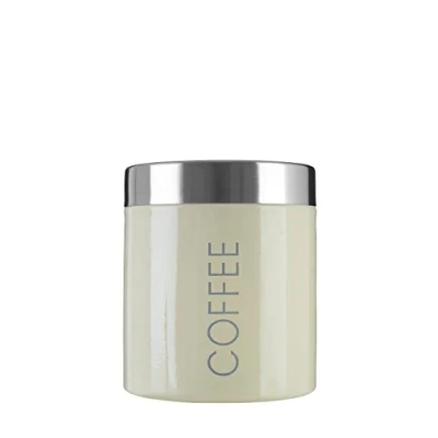 Image of Premier Housewares Coffee Canister Cream
