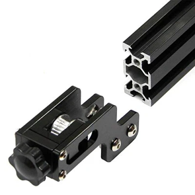 Image of Befenybay Upgrade Y axis Synchronous Belt Stretch Straighten Tensioner for Creality 3D Printer Ender 3 Aluminum Profile 40x20mm (4020, Black)