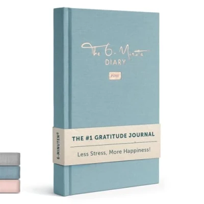 Image of 6 Minute Diary Pure 3 Million Copy Bestseller Gratitude Journal for Women &amp; Men Guided Mental Health Based on Positive Psychology Daily Manifestation Self Care Mindfulness