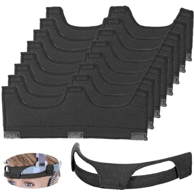 Image of 8 Pack Welding Helmet Sweatband, Sweatband Air Cushion (black)