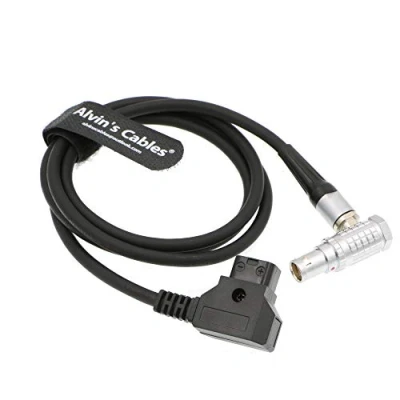 Image of Alvin&#039;s Cables D Tap to 6 Pin Female Right Angle 1B Power Cable for Red Epic Scarlet 1M