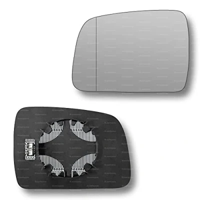 Image of Less4spares Replacement Wing Mirror Glass Left Compatible with Land Rover Discovery 2009 2013 CLIP ON Passnager Near Side N/S Heated Blind Spot