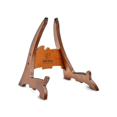 Image of Ortega Guitars OWUS 1 Birch Wood Ukulele Stand, Dark Brown