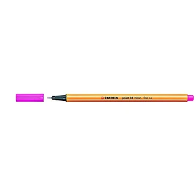 Image of STABILO Fineliner point 88 Pack of 3 Neon Pink