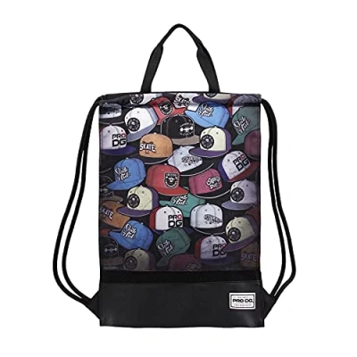 Image of PRODG Caps Storm Gymsack with Handles, Multicolour, 34 x 49 cm