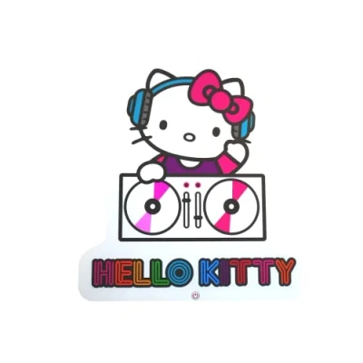 Image of Teknofun Hello Kitty License LED Wall Neon 27 CM Light decoration Power adapter Pink, Purple, White For Children and Adults 811413
