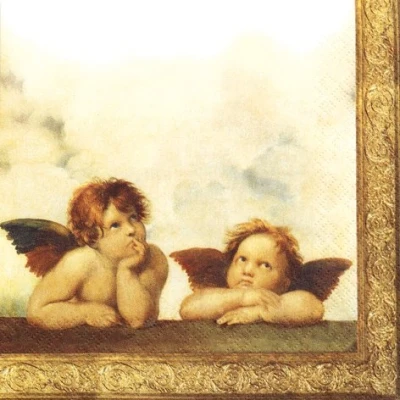 Image of Raphael Angel Napkins 33 x cm Pack of 20
