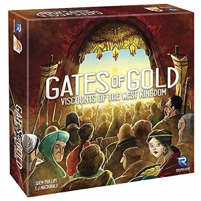 Image of Renegade Game Studios Viscounts of The West Kingdom: Gates Gold Expansion Strategy Board Game, Ages 14+