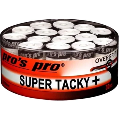 Image of Pro&#039;s Pro Super Tacky Plus Overgrip 30 Pack (White)