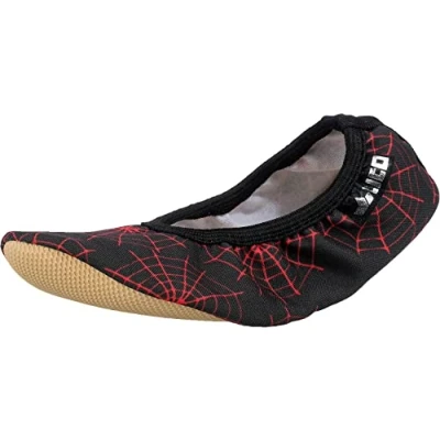 Image of Lico Unisex Kids G1 Gymnastics Shoes, Black Red, 3.5 UK Child