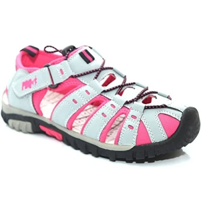 Image of F0930Pk Womens Hiking Walking Fitness Sport Trainers Sneakers Sandals Shoes Size Uk 4