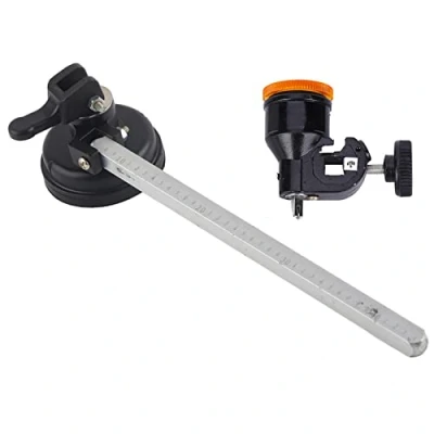 Image of Garosa 40cm/15.75&quot; Round Dia Adjustable Glass Ceramic Tile Cutter, Aluminum Alloy Compasses Circular Cutting Tools with Suction Cup