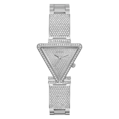 Image of Guess FAME Watch silvercoloured, Women&#039;s, Size: One Size, Silver coloured