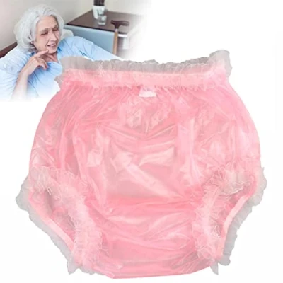 Image of Swing Penguin Adult M XXL Incontinence Underwear, Washable Diapers For Women Men Pull on Plastic Pants (Size : Large)