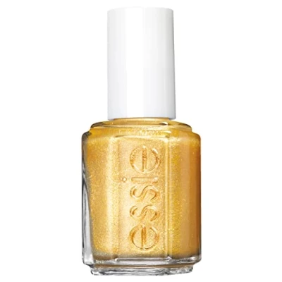 Image of essie 1 x 13.5ml Nail Polish with Shimmer Finish for Colour Intense Fingernails Number 803 Gatsbee&#039;s Knees Yellow