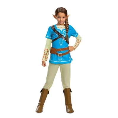 Image of Disguise Link Breath Of The Wild Deluxe Child Costume Small (4 6)