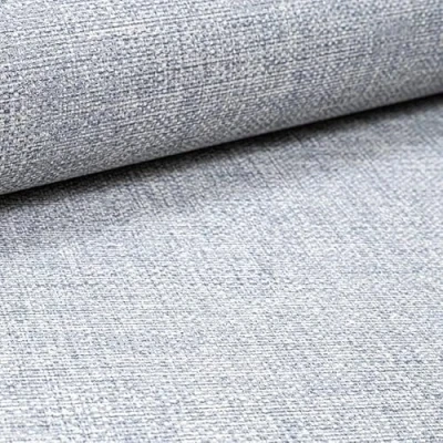 Image of SOPHIE LAURENCE Adana Grey Linen Effect Wallpaper Metallic Shimmer, Textured, Scrubbable, Paste The Paper, 0.53m x Sample, Coverage 5.32sqm, Suitable for Any Room, Made in Belgium