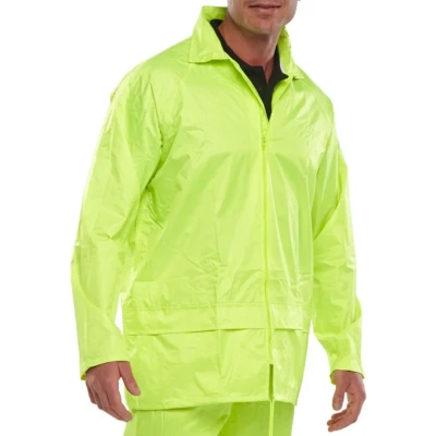 Image of Nylon B Dri Jacket Saturn Yellow Large