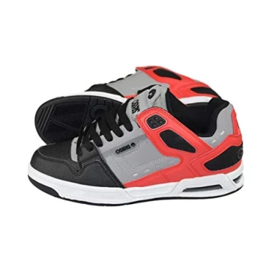 Image of Osiris Men&#039;s Peril Skate Shoe Size: 12 UK Grey Red