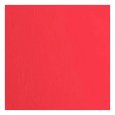Image of Florence Cardstock Textured Coloured Card Making Supplies 12 x inch Red 20 Sheets Paper for Scrapbooking, Making, Die Cutting and Crafts 216 GSM Kiss