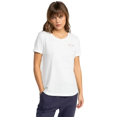 Image of Roxy Short Sleeved T Shirt SATURDAZE SS TEE Young Womens Pink L
