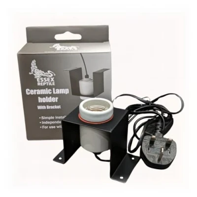 Image of Essex Reptile Ceramic Lamp Holder with Bracket