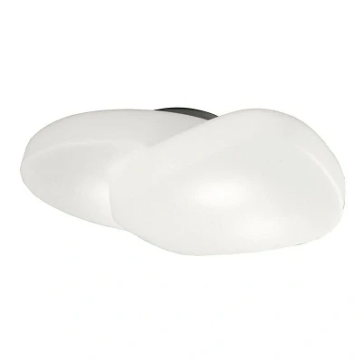 Image of Ufo Ceiling 4 Light E27 Outdoor IP44, Matt White, Opal White
