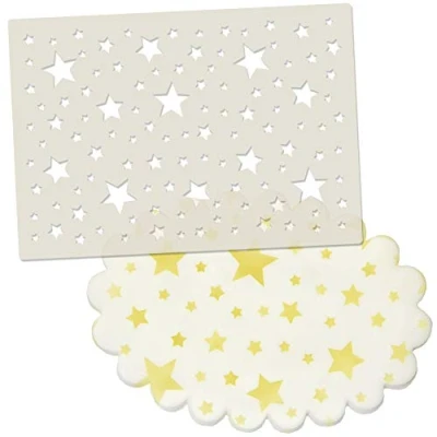 Image of Stars Cake Craft Decorating Stencil